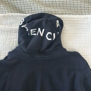 Balenciaga black logo hoodie